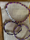 DV survivor beaded bracelet set