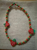 summer time strawberry bracelet