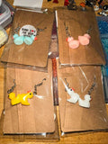 baby duck grab-bag earrings