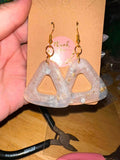 Epoxy resin  earrings