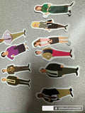 The office cartoon sticker pack
