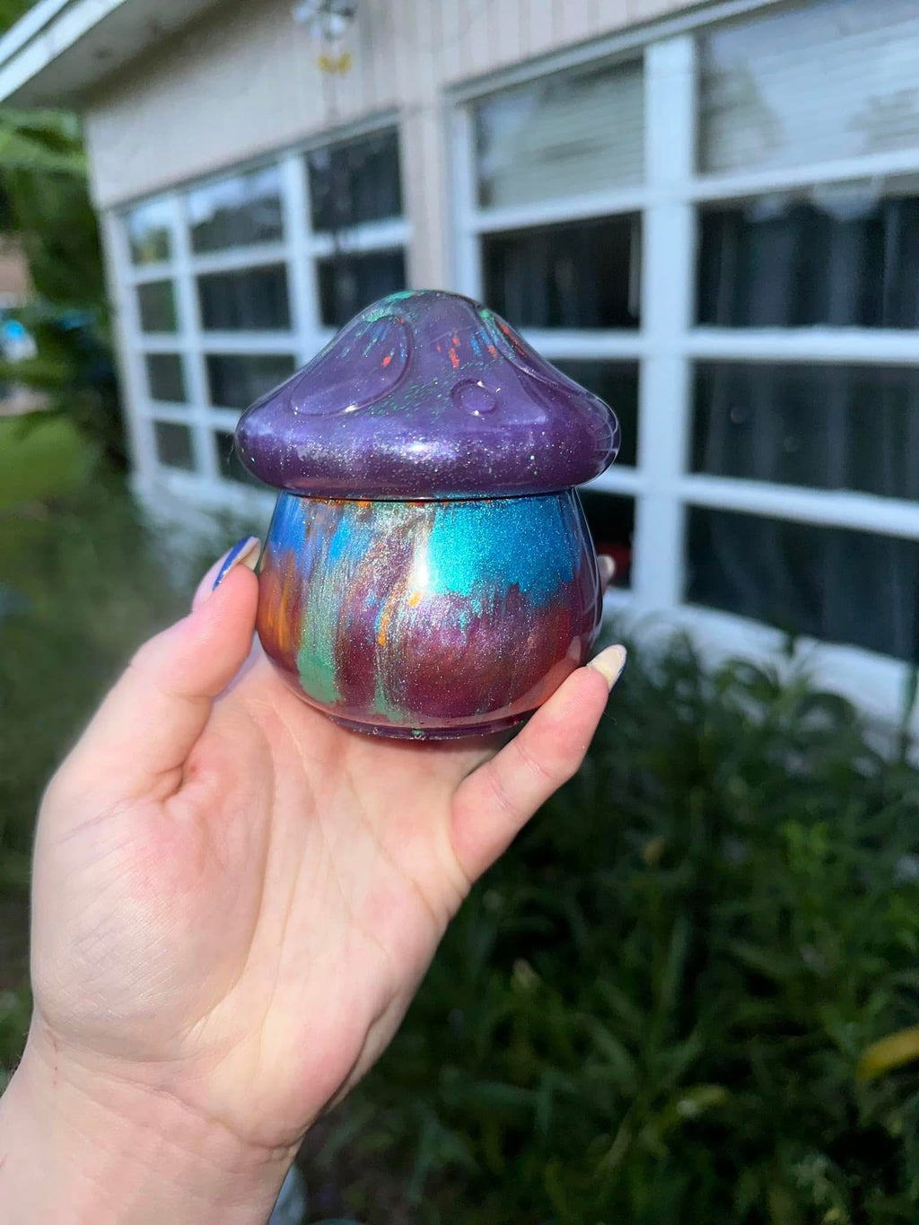 Custom-Made  mushroom jar