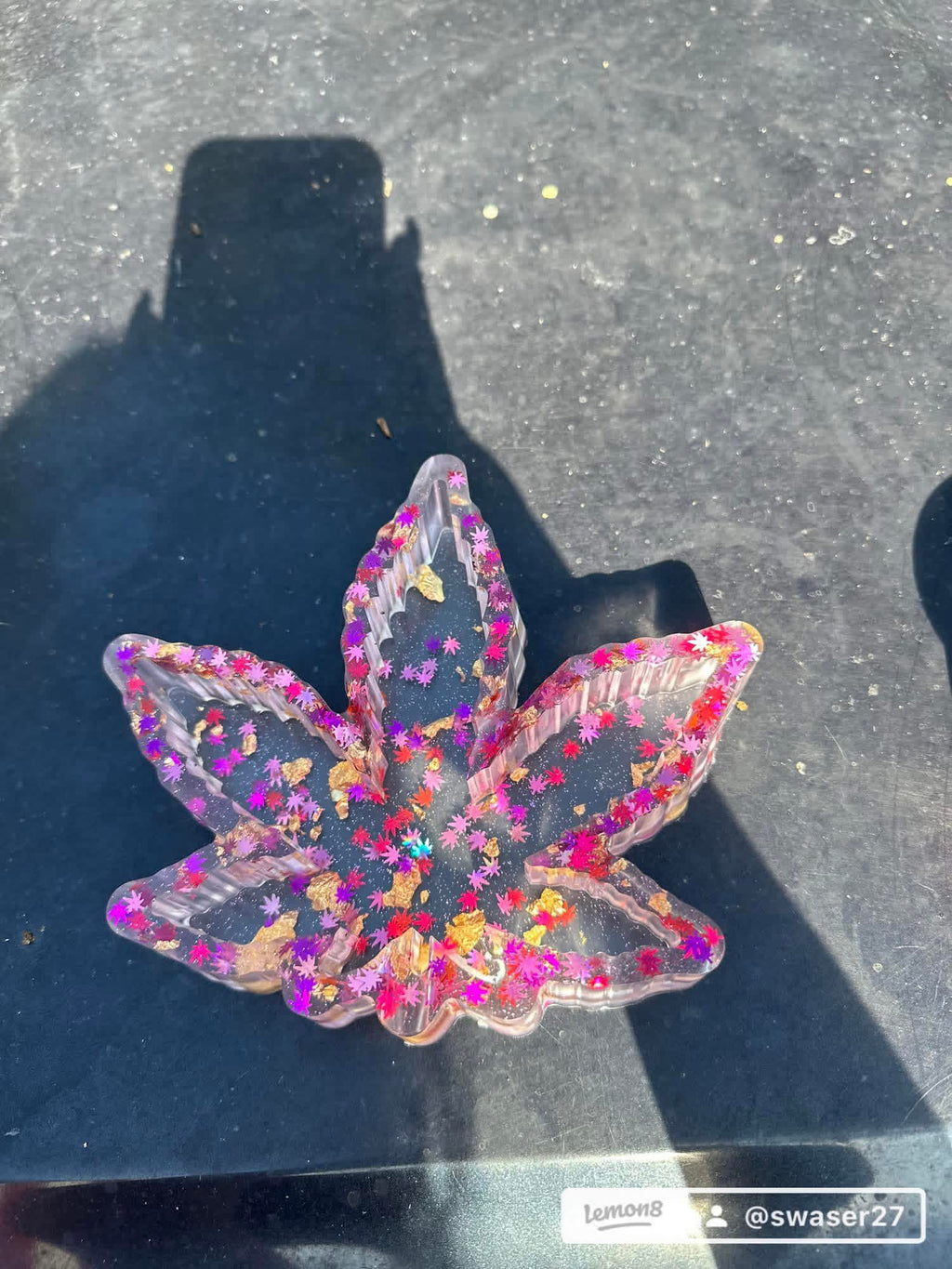 custom 420 pot leaf ashtray
